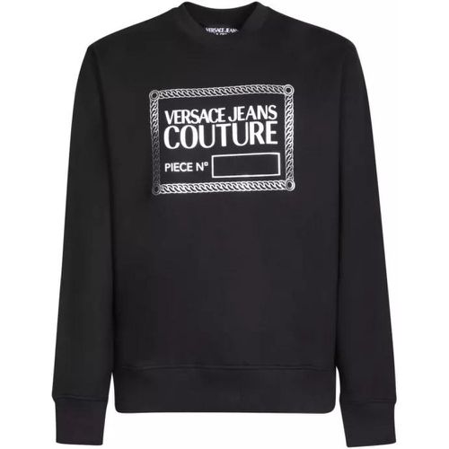 Black Logo Sweatshirt - Größe XS - black - Versace Jeans Couture - Modalova