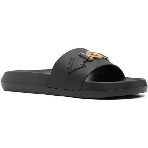 Slipper & Pantoletten - Sandals Black - Gr. 42 (EU) - in - für Damen - Versace - Modalova