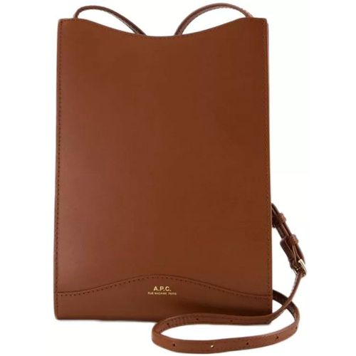 Shopper - Jamie Large Crossbody - Leather - Hazelnut - Gr. unisize - in - für Damen - A.P.C. - Modalova