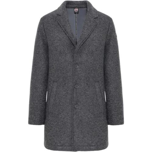 Gray Melange Wool Blend Coat - Größe 46 - Colmar Originals - Modalova