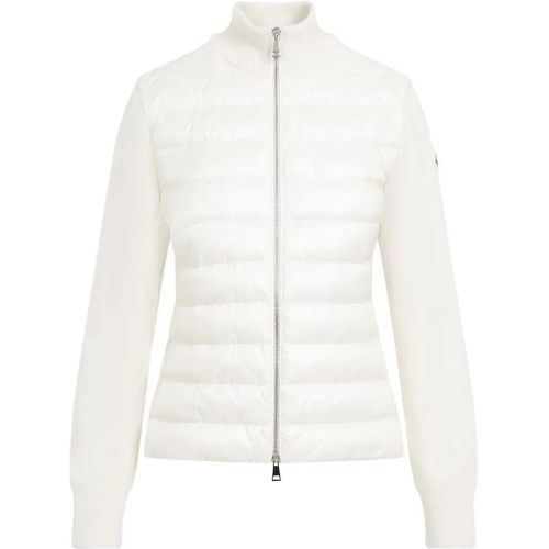 Tricot White Polyamide Cardigan - Größe XS - weiß - Moncler - Modalova