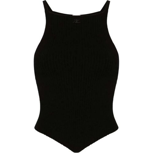 Courr�ges Top Black - Größe L - Courrèges - Modalova