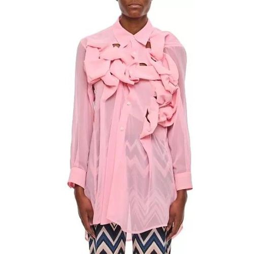 See-Trough Georgette Shirt - Größe M - pink - Comme des Garcons - Modalova