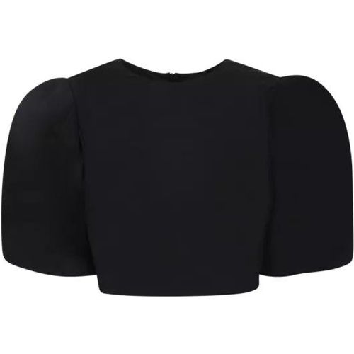 Black Cropped Blouse - Größe 42 - black - MSGM - Modalova