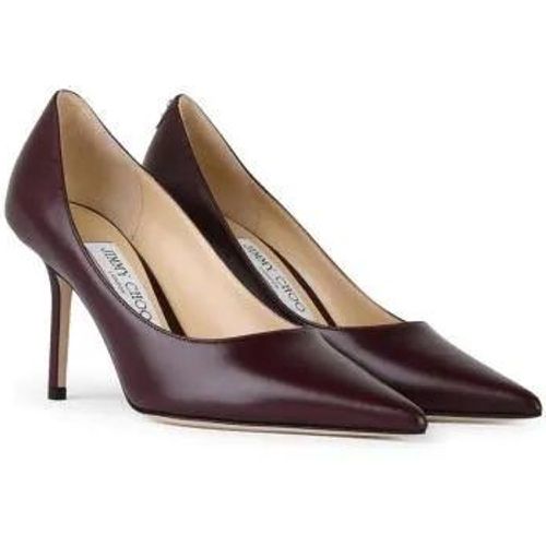 Pumps & High Heels - Love 85' Burgundy Leather Pumps - Gr. 40 (EU) - in - für Damen - Jimmy Choo - Modalova