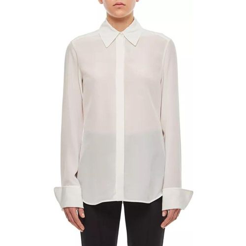 Leila Long Sleeve Shirt - Größe 42 - white - SPORTMAX - Modalova