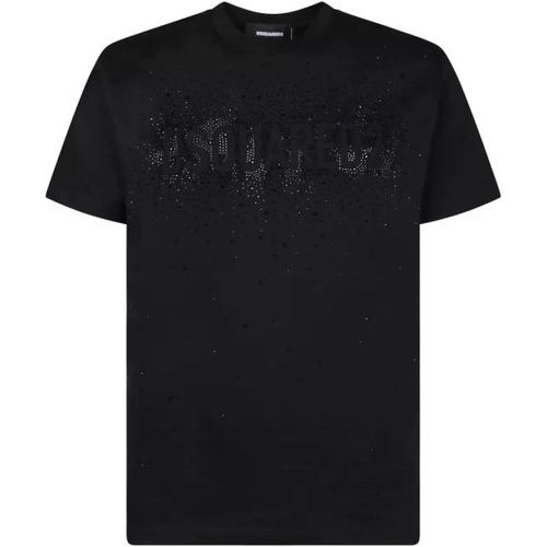 Cotton T-Shirt - Größe L - black - Dsquared2 - Modalova
