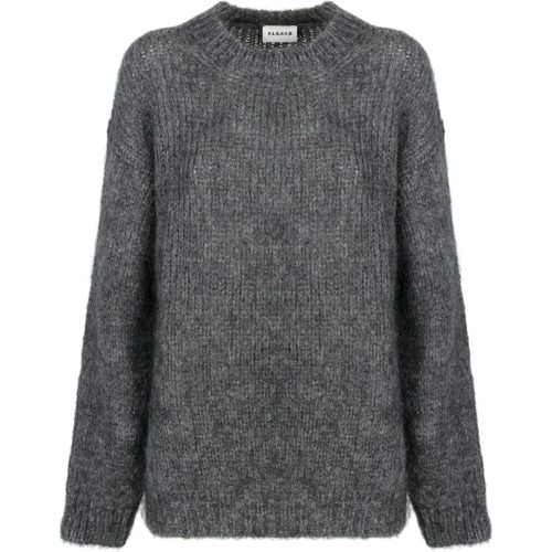 Grey Wool Knitted Sweater - Größe M - P.A.R.O.S.H. - Modalova