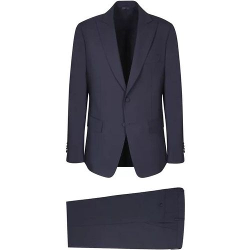 Blue Wool Suit - Größe 48 - blue - Lardini - Modalova