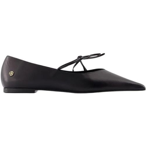 Loafer - Nikki Ballerinas - Leather - Black - Gr. 37 (EU) - in - für Damen - Anine Bing - Modalova