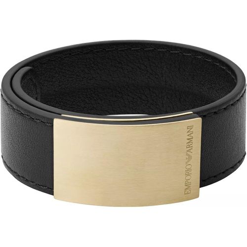 Armbänder - Leather Snap Bracelet - Gr. M - in - für Damen - Emporio Armani - Modalova