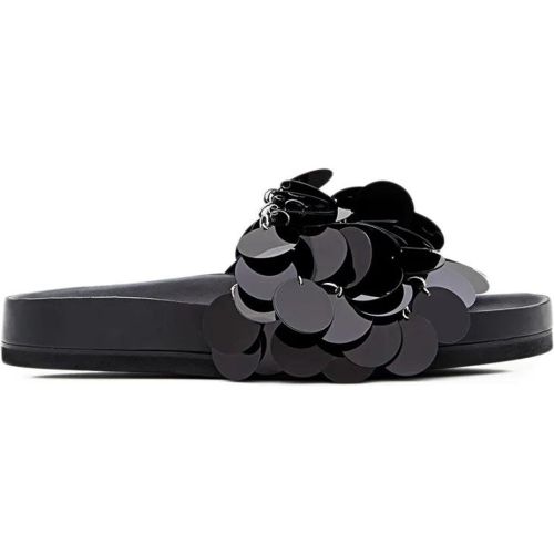 Sandalen - Black Sparkle Sandals - Gr. 36 (EU) - in - für Damen - Paco Rabanne - Modalova