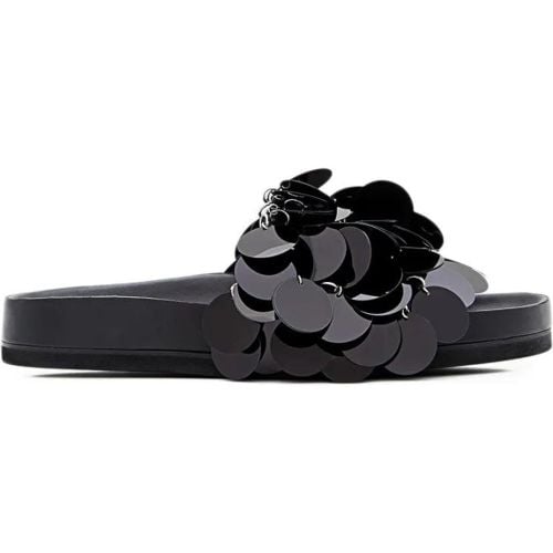 Sandalen - Black Sparkle Sandals - Gr. 38 (EU) - in - für Damen - Paco Rabanne - Modalova