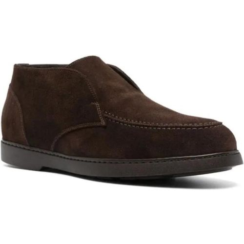 Loafer - Brown Suede Panelled Loafer - Gr. 40 (EU) - in - für Damen - Doucal's - Modalova