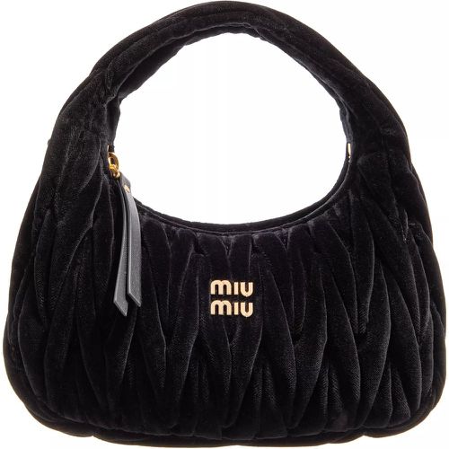 Hobo Bag - Wander Hobo Bag With Matelasse Nappa Leather - Gr. unisize - in - für Damen - Miu Miu - Modalova