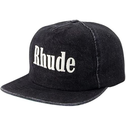 Caps & Mützen - Structured 1 Cap - Cotton - Black - Gr. ONE SIZE - in - für Damen - Rhude - Modalova