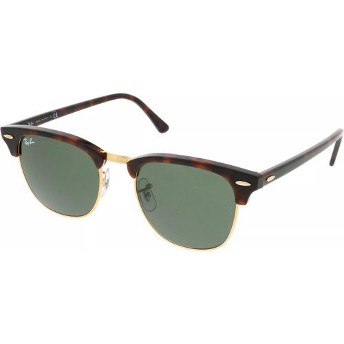 Sonnenbrillen - Clubmaster - Gr. unisize - in Dunkelbraun - für Damen - Ray-Ban - Modalova