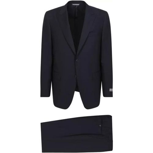 Single-Breasted Jacket Black Suit - Größe 52 - black - Canali - Modalova