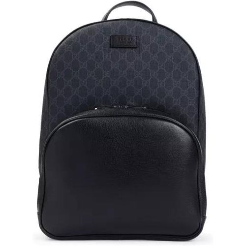 Rucksäcke - Gg Black Polyurethane Backpack - Gr. unisize - in - für Damen - Gucci - Modalova