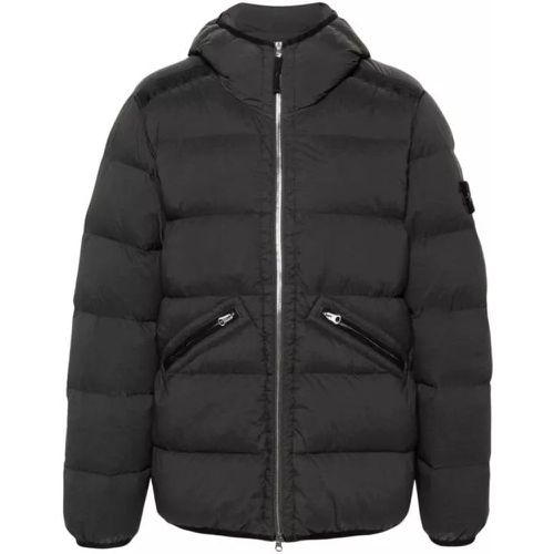 Seamless Hooded Puffer Coat - Größe L - Stone Island - Modalova