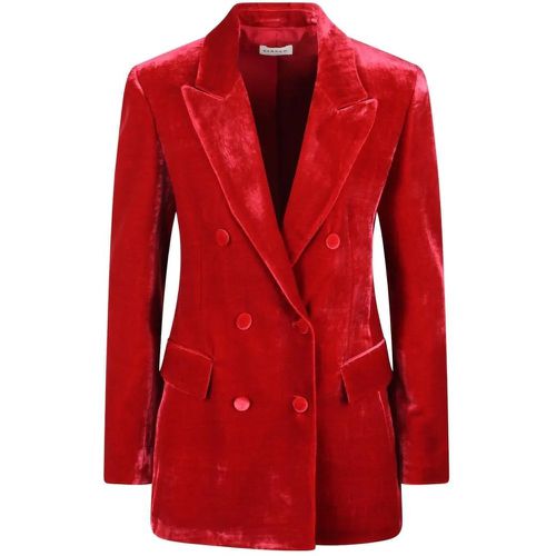 Relur24 Velvet Blazer - Größe L - rot - P.A.R.O.S.H. - Modalova