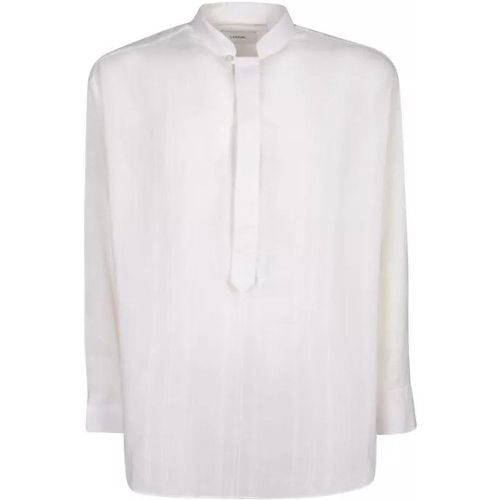 White Cotton Shirt - Größe 38 - white - Lardini - Modalova