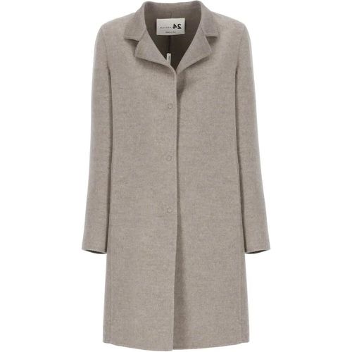 Cashmere And Wool Coat - Größe 40 - Manzoni 24 - Modalova