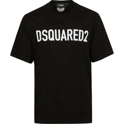 Loose Fit T-shirt Black - Größe L - Dsquared2 - Modalova