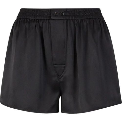 Satin Cotton Bermuda Shorts - Größe M - alexander wang - Modalova