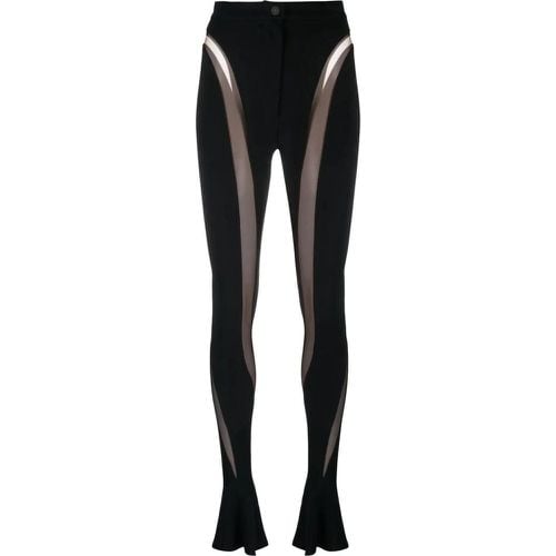 Trousers Black - Größe 36 - Mugler - Modalova