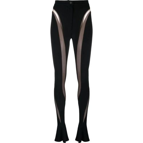 Trousers Black - Größe 40 - Mugler - Modalova