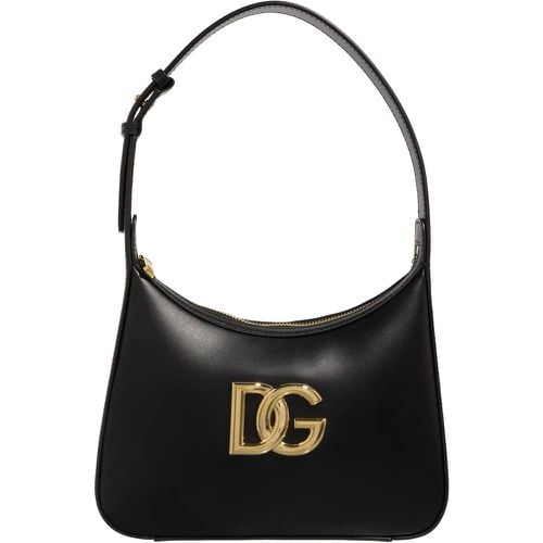 Hobo Bags - Rigid Hobo Dg Logo On The Front - Gr. unisize - in - für Damen - Dolce&Gabbana - Modalova