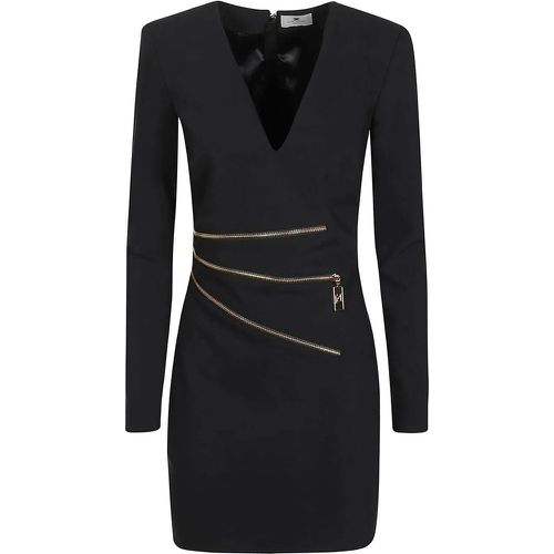 Mini Dress Black - Größe 40 - Elisabetta Franchi - Modalova