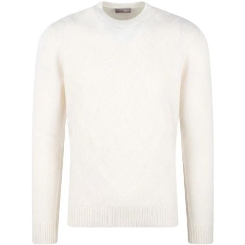 Herringbone Plain Cashmere Resort Sweater - Größe 48 - Herno - Modalova