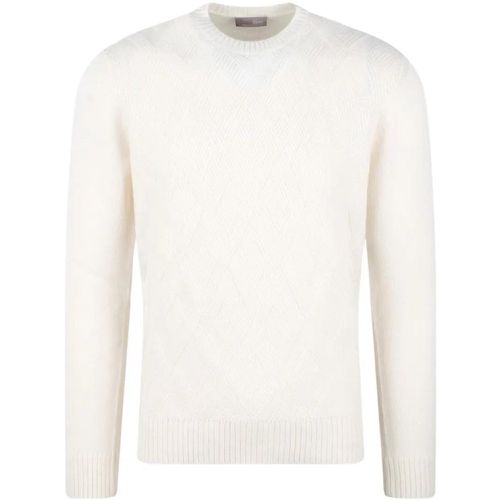 Herringbone Plain Cashmere Resort Sweater - Größe 52 - Herno - Modalova