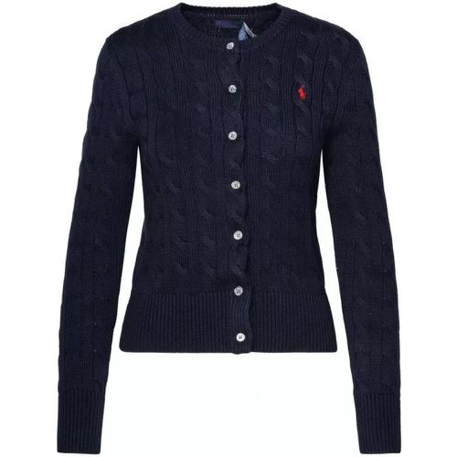 Navy Cotton Cardigan - Größe L - Polo Ralph Lauren - Modalova