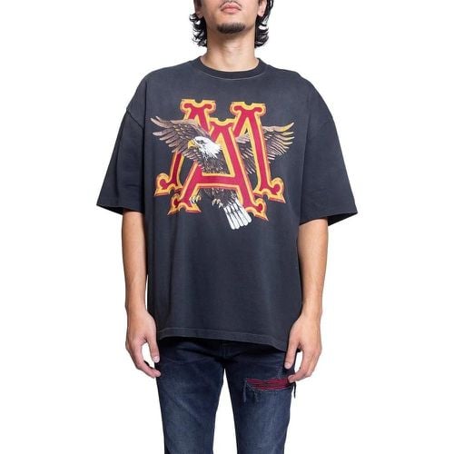 VINTAGE MA EAGLE OVERSIZED TEE BLACK - Größe M - Amiri - Modalova