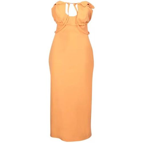 Orange Cotton-Blend Construction Dress - Größe 38 - orange - Jacquemus - Modalova