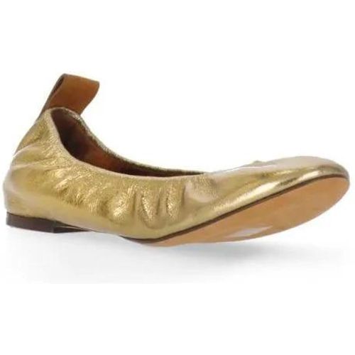 Leather Ballet Shoes - Lanvin - Modalova