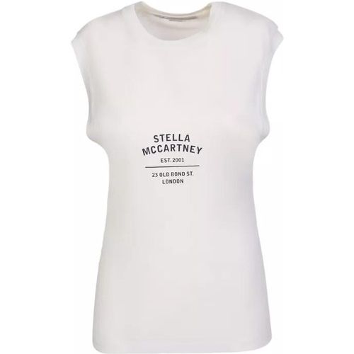 White Casual Logoed T-Shirt - Größe 38 - Stella Mccartney - Modalova