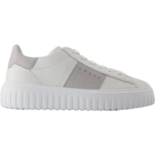 Low-Top Sneaker - H Stripes Sneakers - Leather - White - Gr. 41 (EU) - in - für Damen - Hogan - Modalova