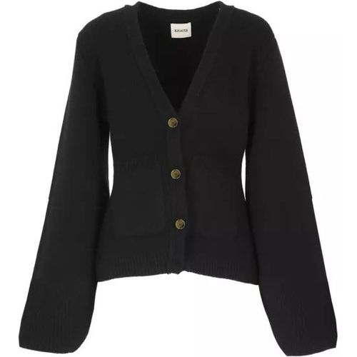 Black Cashmere Knitted Cardigan - Größe S - black - Khaite - Modalova