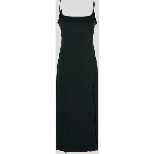 Midi Slip Dress W/ Side Slit - Größe 40 - black - Jacquemus - Modalova