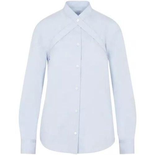 Poplin Cross Belt Light Cotton Shirt - Größe 40 - Off-White - Modalova