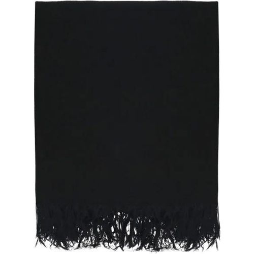 Tücher & Schals - Black Virgin Wool Knitted Blanket - Gr. unisize - in - für Damen - Rick Owens - Modalova