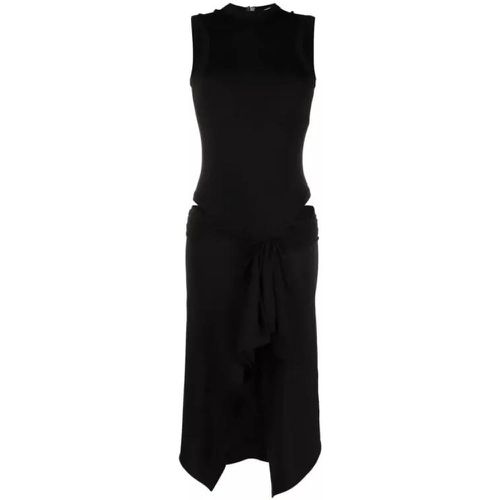 Black Mirna Midi Dress - Größe 44 - black - The Attico - Modalova