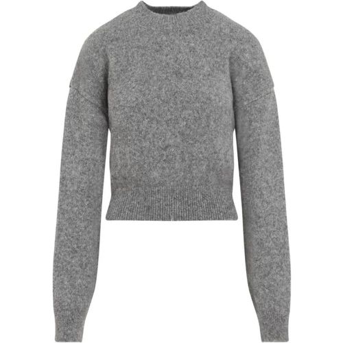 Grey Alpaca Wool La Maille Pullover - Größe L - Jacquemus - Modalova