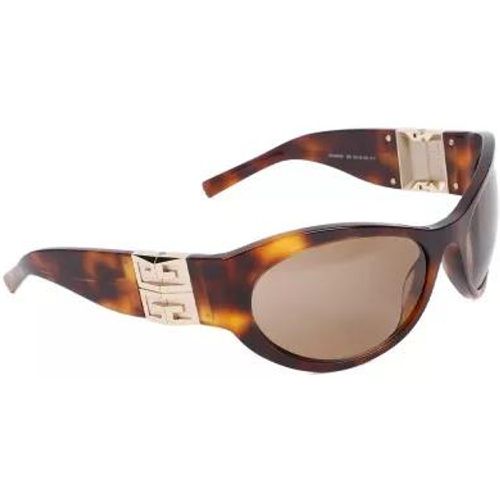 Sonnenbrille - 4G-Plaque Oversize-Frame Sunglasses - Gr. unisize - in Braun - für Damen - Givenchy - Modalova