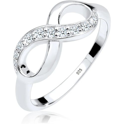 Ringe - Ring Infinity Diamant 0.125 ct. Geschenkidee 925 S - Gr. 52 MM - in Weiß - für Damen - Elli - Modalova