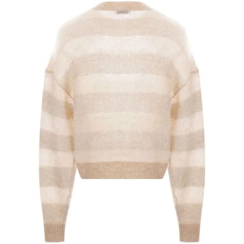 Wool Crewneck Sweater - Größe L - BRUNELLO CUCINELLI - Modalova